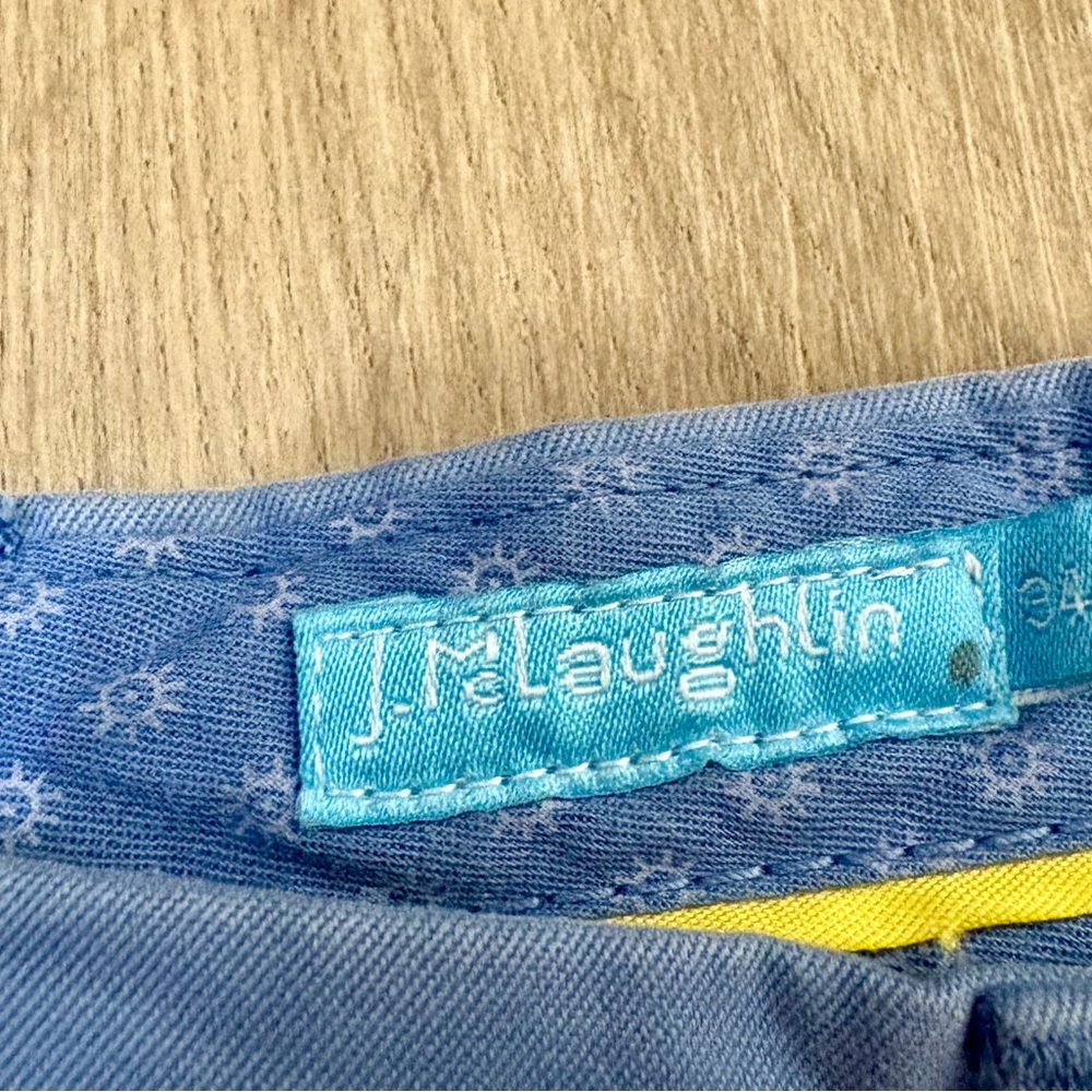 Men’s J. McLaughlin Blue Chino Pants - Size 34 - Picture 3 of 7